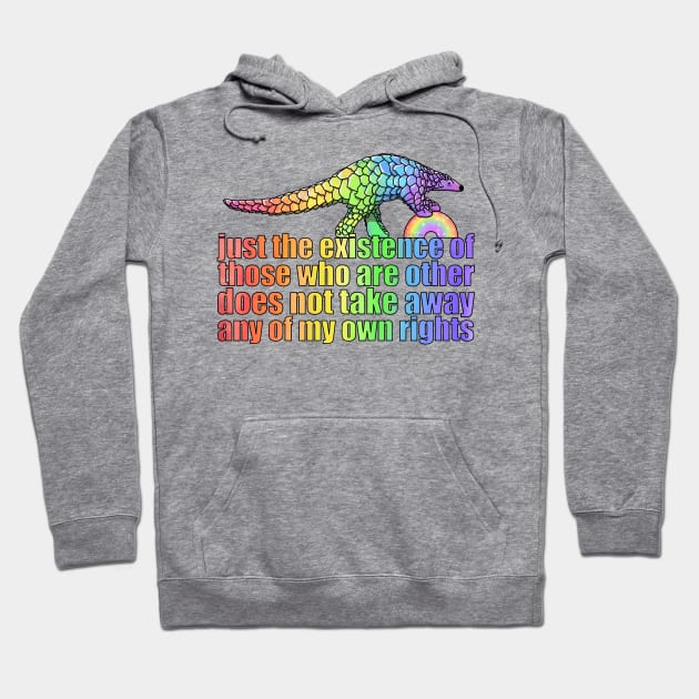 The Existence of Others Hoodie by Art by Veya